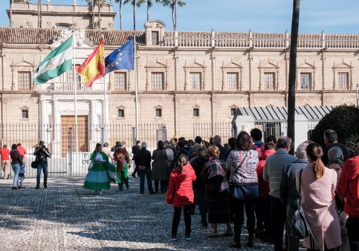 Jornada de puertas abiertas del Parlamento de Andalucía en una imagen de archivo