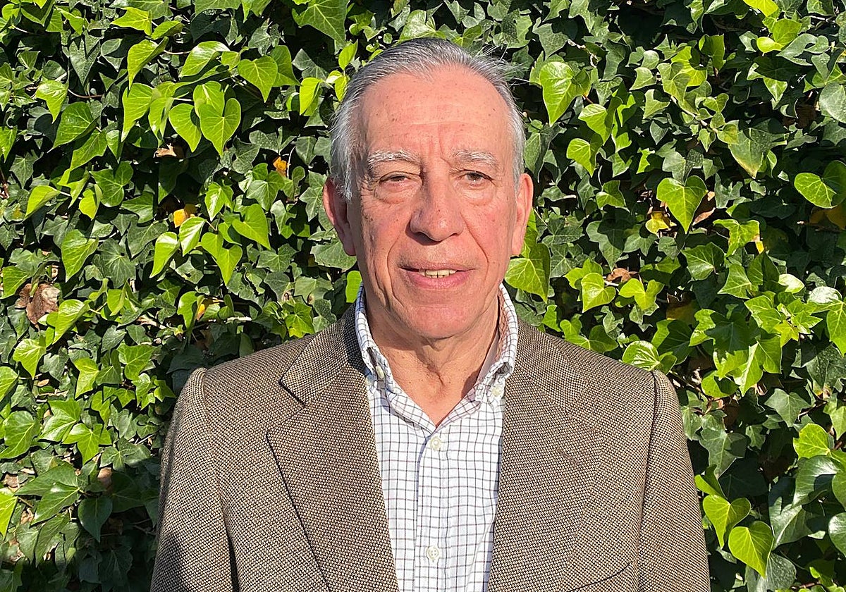 Juan Fernández, durante la entrevista con ABC