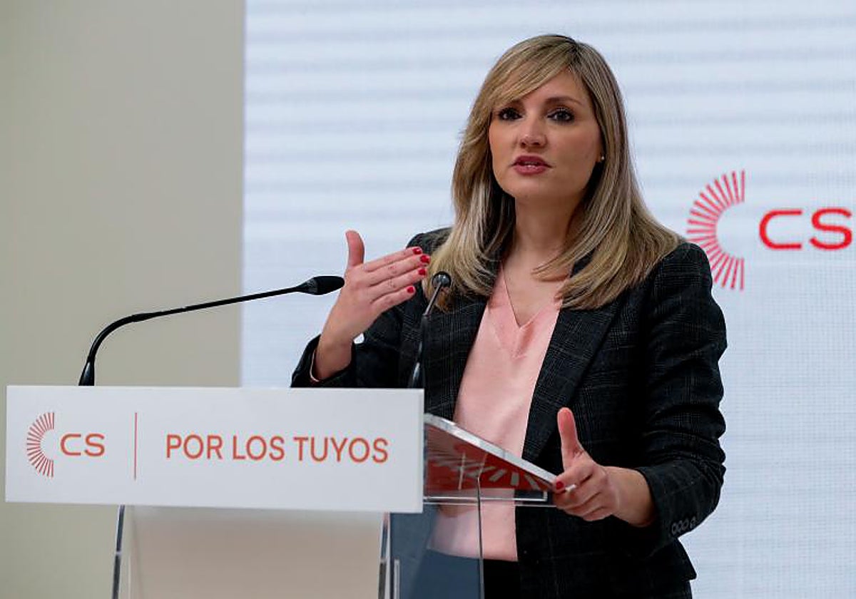 La portavoz nacional de CS, Patricia Guasp