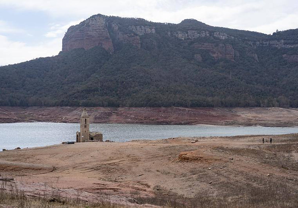 El pantano de Sau, este martes