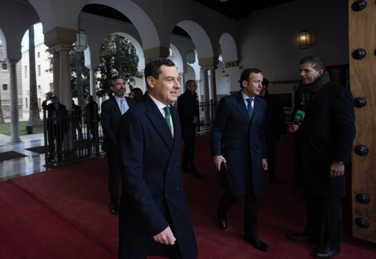 Acto institucional de celebración del 28F en el Parlamento de Andalucía