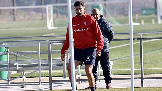 Alberto Jiménez, en un entrenamiento