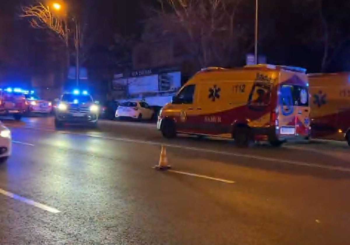 El Samur, en el lugar de los hechos