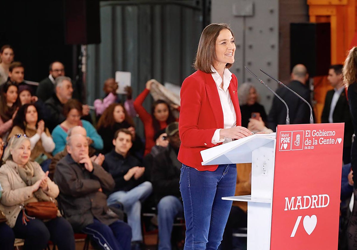 Reyes Maroto, candidata del PSOE a la alcaldía de Madrid