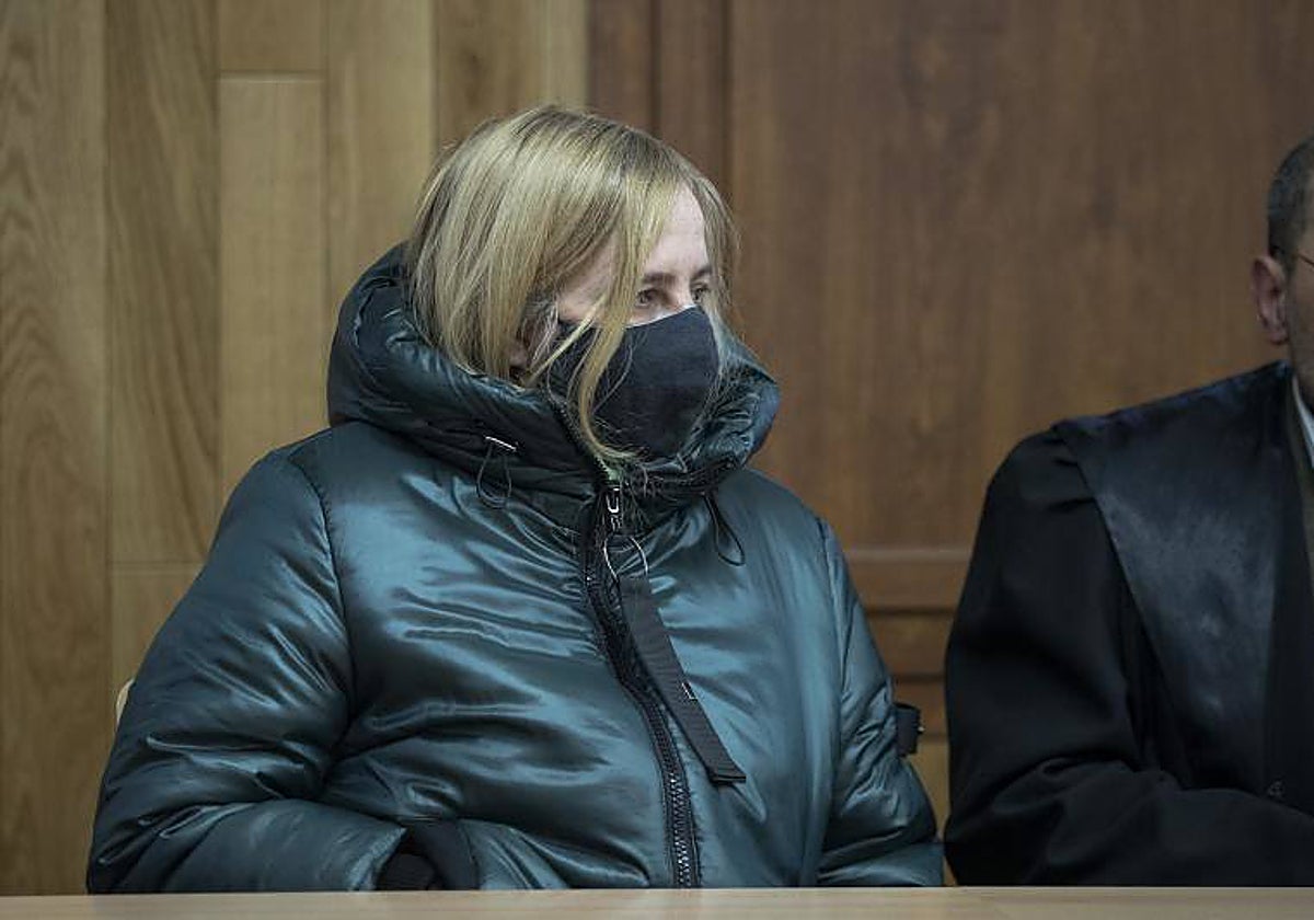 Ana Sandamil, en el juicio que se siguió contra ella en la Audiencia de Lugo