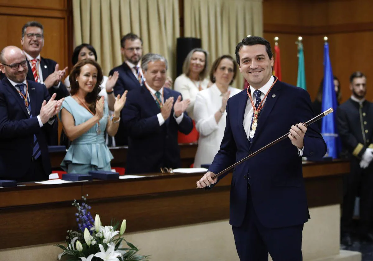 El popular José María Bellido tras ser nombrado alcalde en junio de 2019