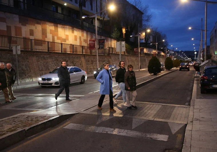 La avenida de Madrid estrena iluminación «sostenible y eficiente»