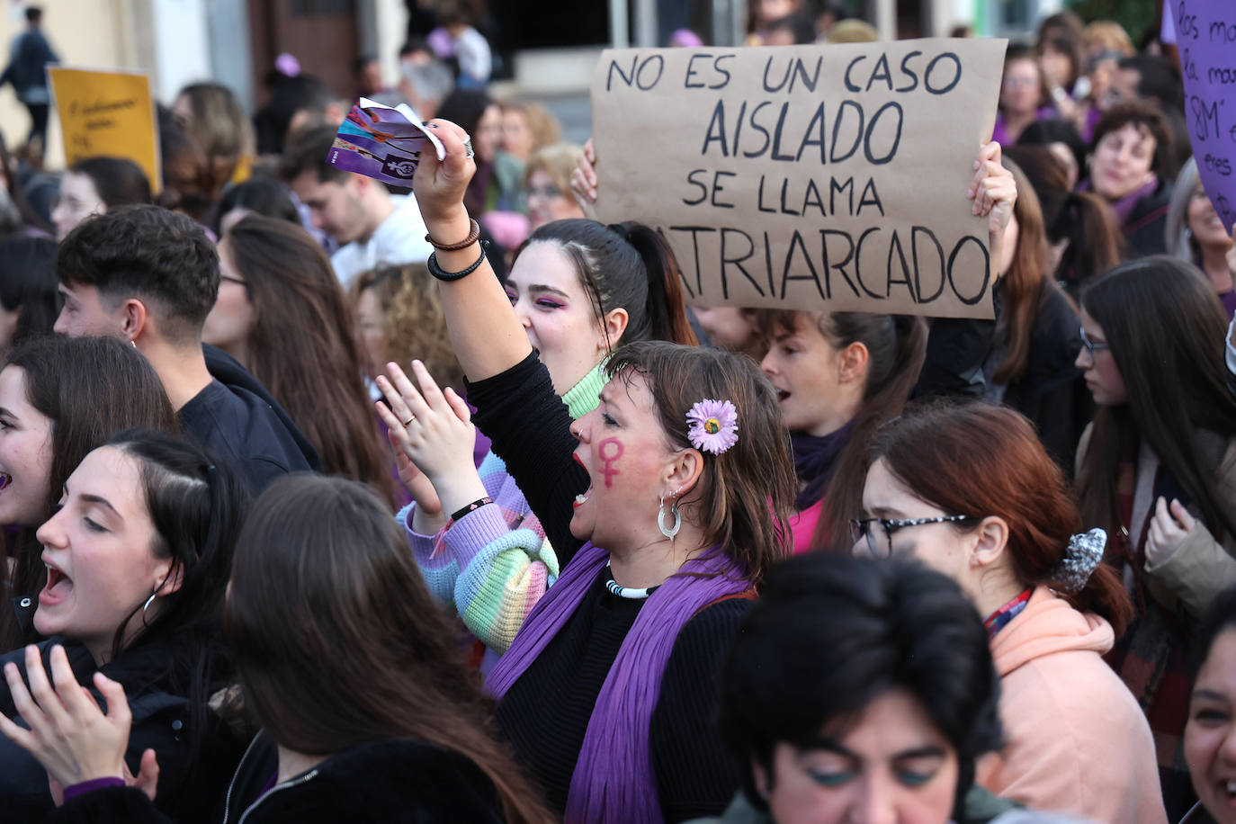 La reivindicativa manifestación del 8-M en Córdoba, en imágenes