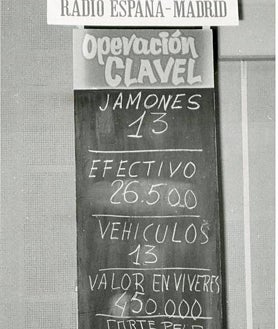 Imagen secundaria 2 - Arriba, la duquesa de Alba rezando ante la Virgen de la Paloma por los damnificados en Sevilla. Abajo, izquierda, Pirulo entregando los globos a Bobby Deglané. Derecha, cartel con la recaudación en uno de los días de la operación.