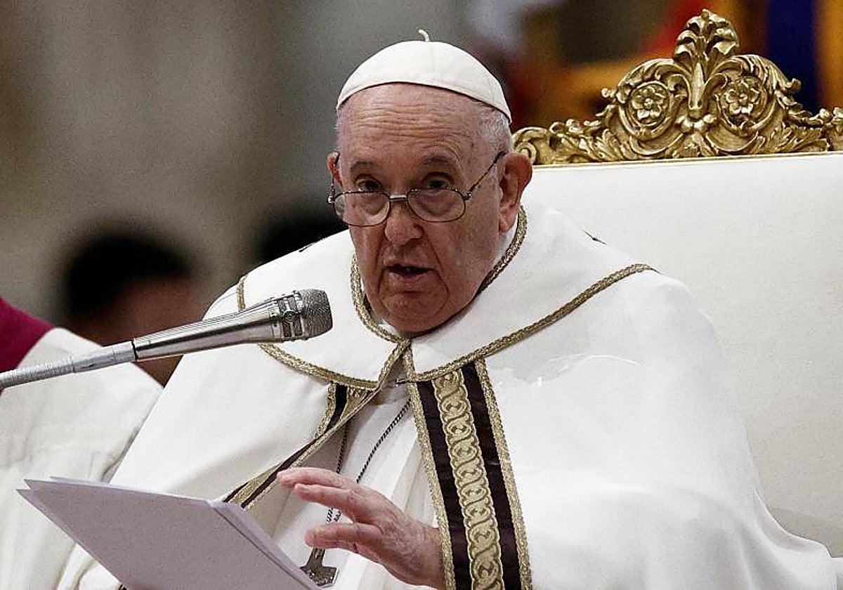 El Papa Francisco, durante una intervención en el Vaticano