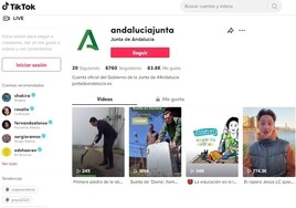 La Junta de Andalucía se pasa a TikTok para mostrar su cara más desenfadada