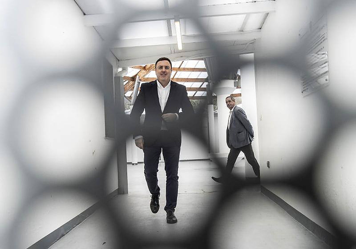 Valentín González Formoso, el pasado viernes en As Pontes