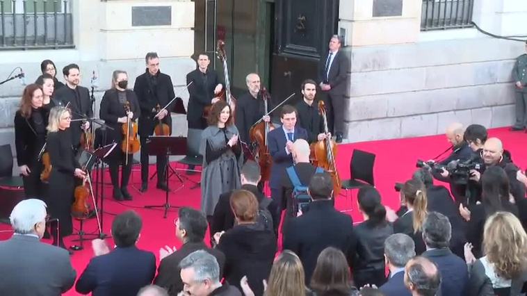 Acto institucional en Sol en recuerdo a la 192 víctimas de los atentados del 11-M