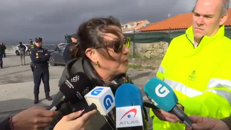 Localizado en la ría de Arousa un narcosubmarino prácticamente hundido que solo dejaba ver su proa