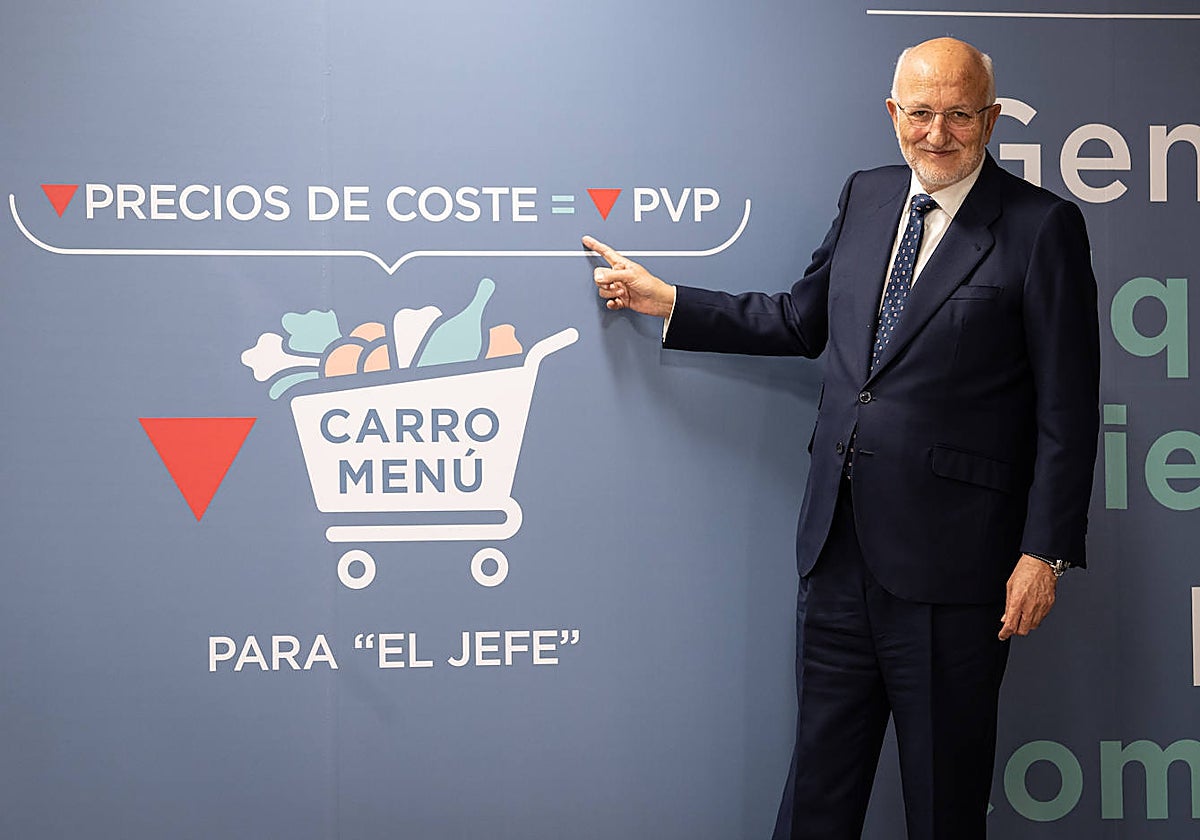 Imagen del presidente de Mercadona, Juan Roig