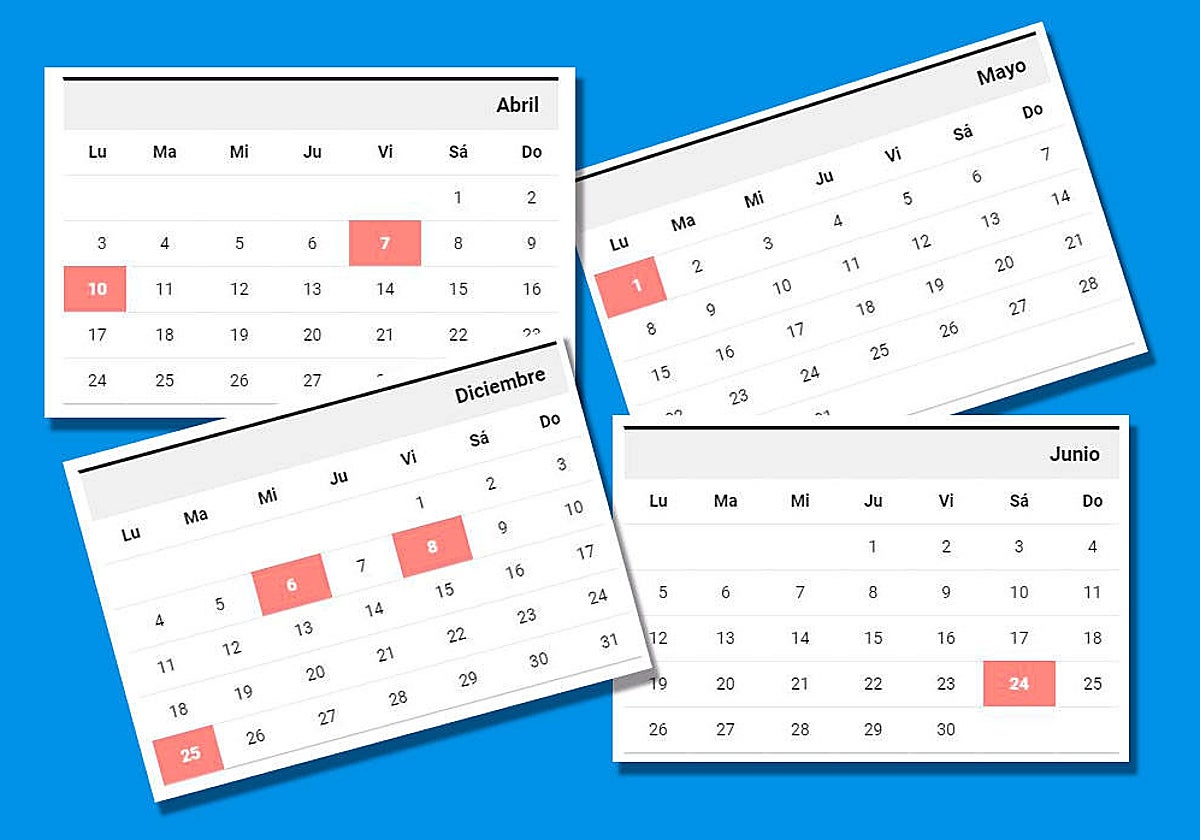 Detalle del calendario laboral 2023 en la Comunidad Valenciana