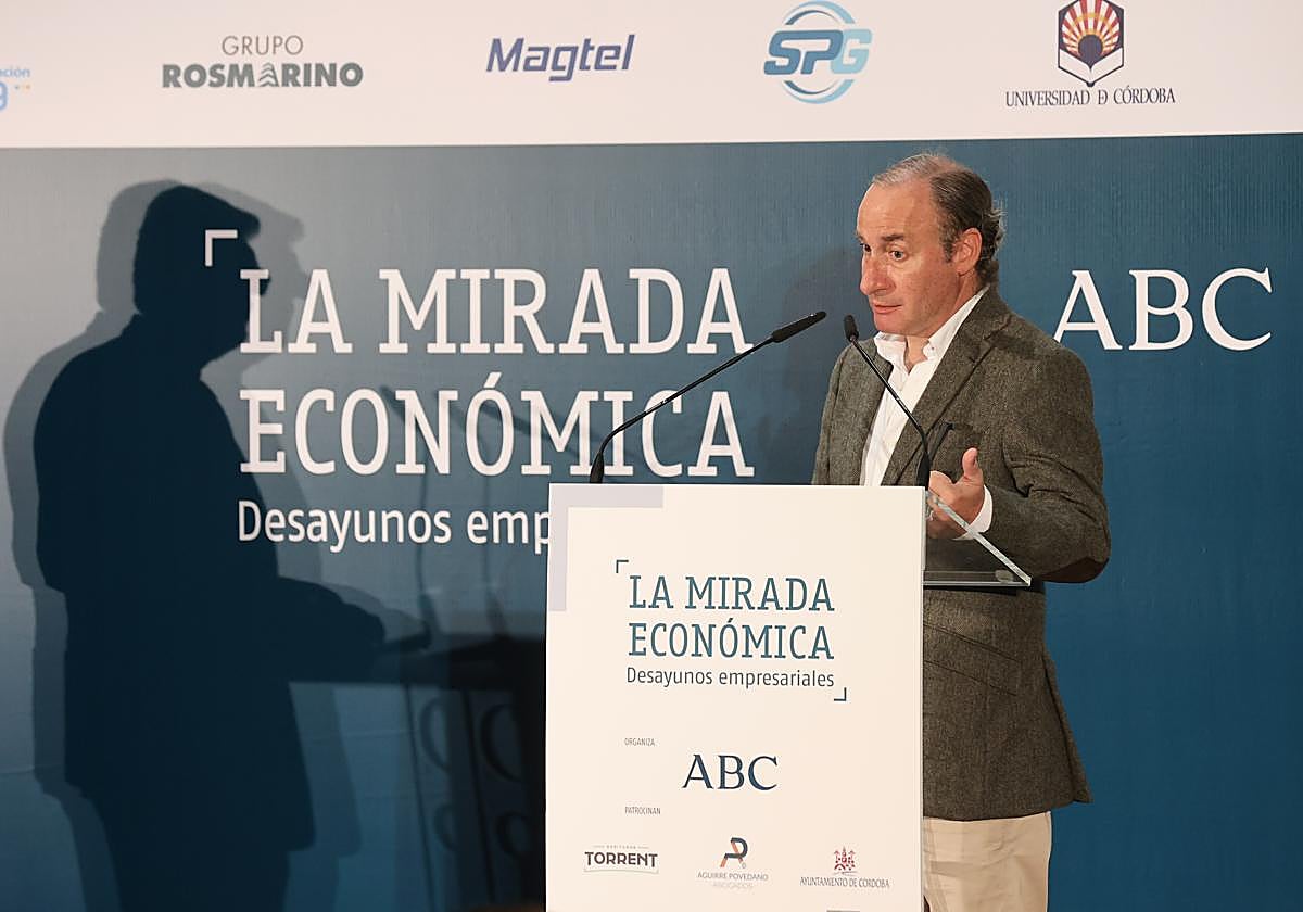 El director general de Unieléctrica, Diego Montes, este jueves en la 'Mirada Económica' de ABC