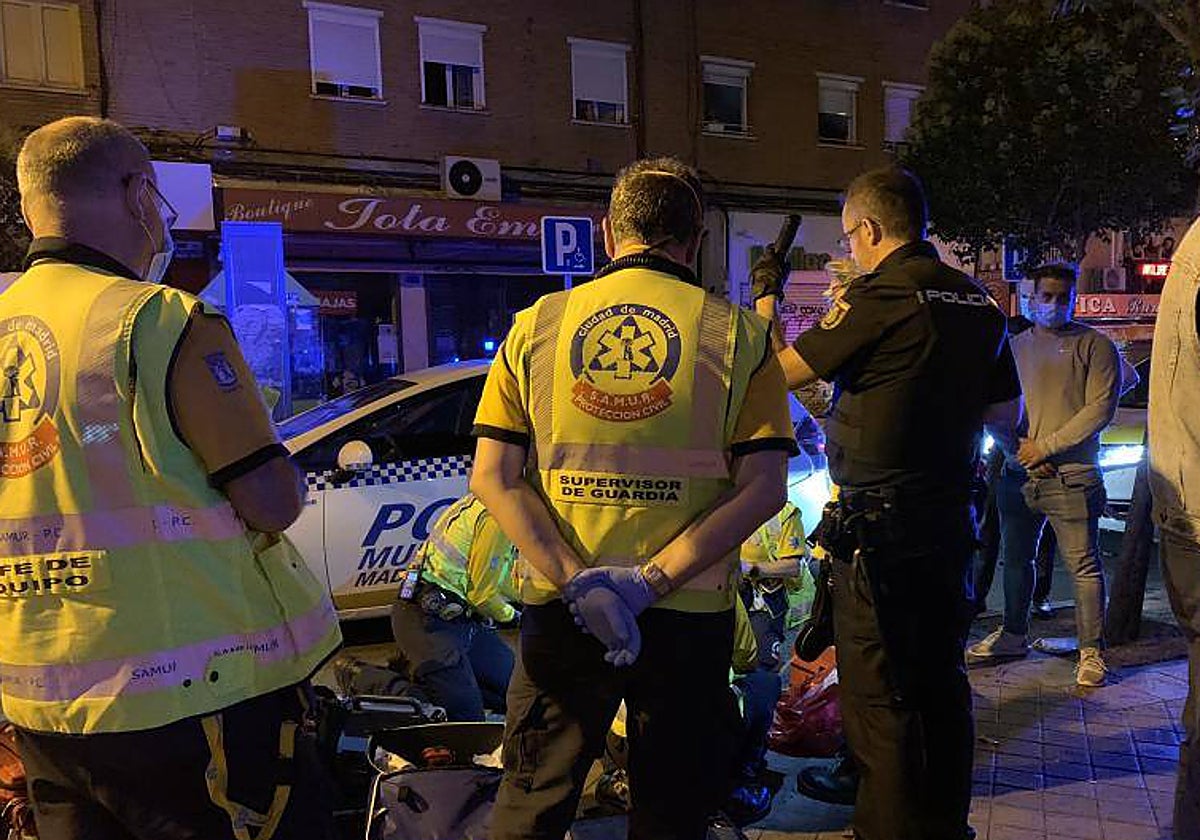 Imagen de archivo de una reyerta en Madrid