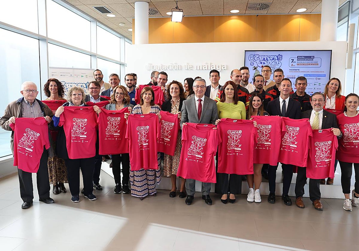 Presentación de la carrera en la sede de la Diputación de Málaga