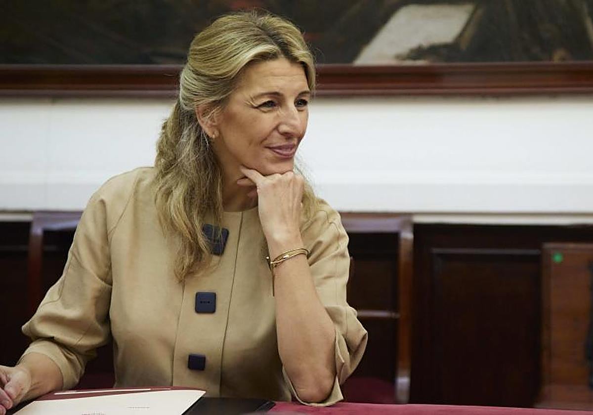 La vicepresidenta segunda del Gobierno y ministra de Trabajo, Yolanda Díaz