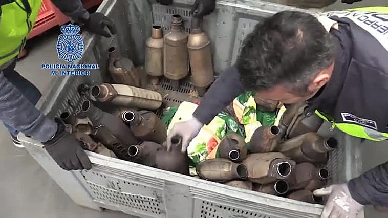 Desarticulada una banda que robaba catalizadores de vehículos