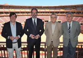 Toros | Rafael Ruiz Laguna, Vicente Pomares y Jesús Coca, presidentes del coso de los Califas de Córdoba