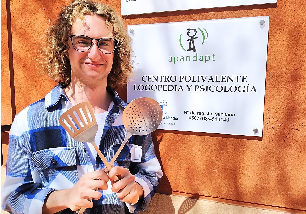 Iván, este domingo en Apandapt (la Asociación de Padres de Niños con Deficiencia Auditiva de Toledo)