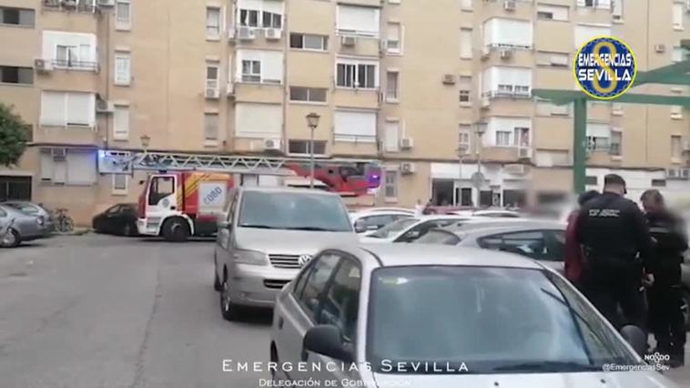 Una detenida tras un incendio en Sevilla en el que una niña ha resultado herida grave