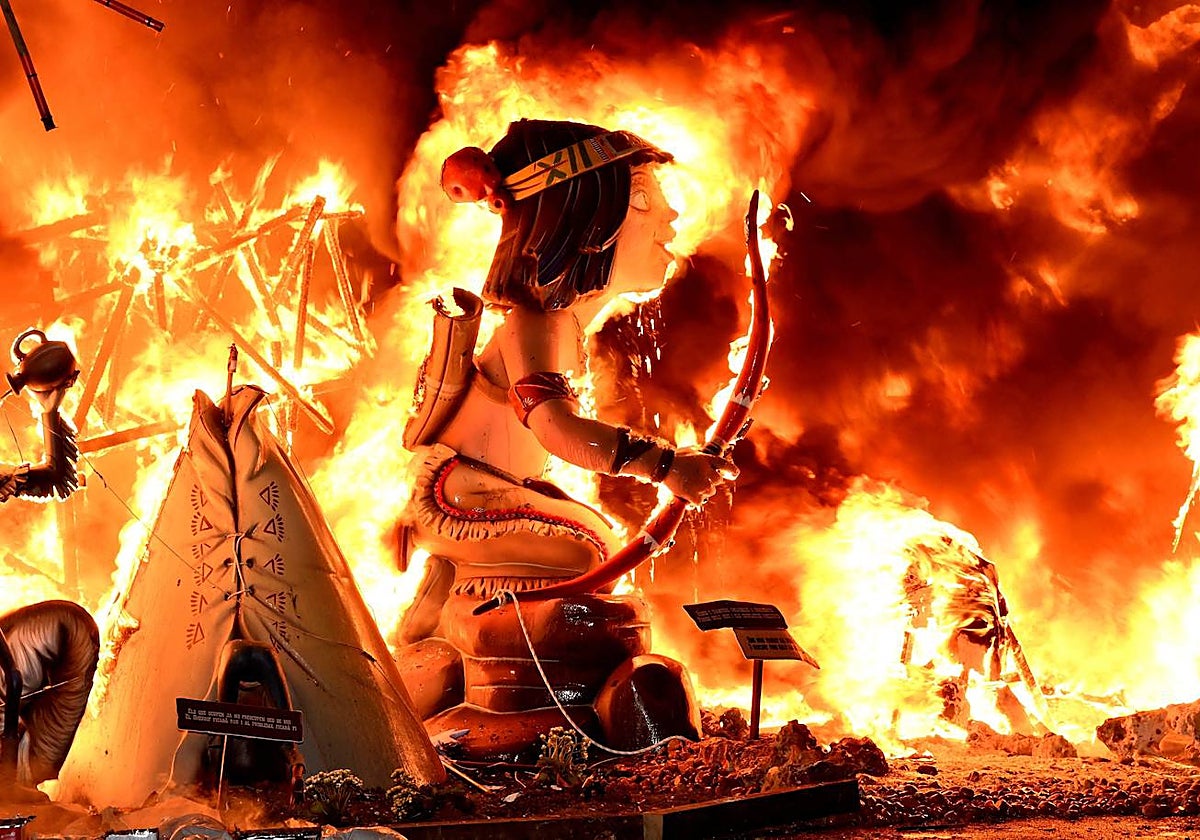 Imagen de la Cremà de las Fallas 2023