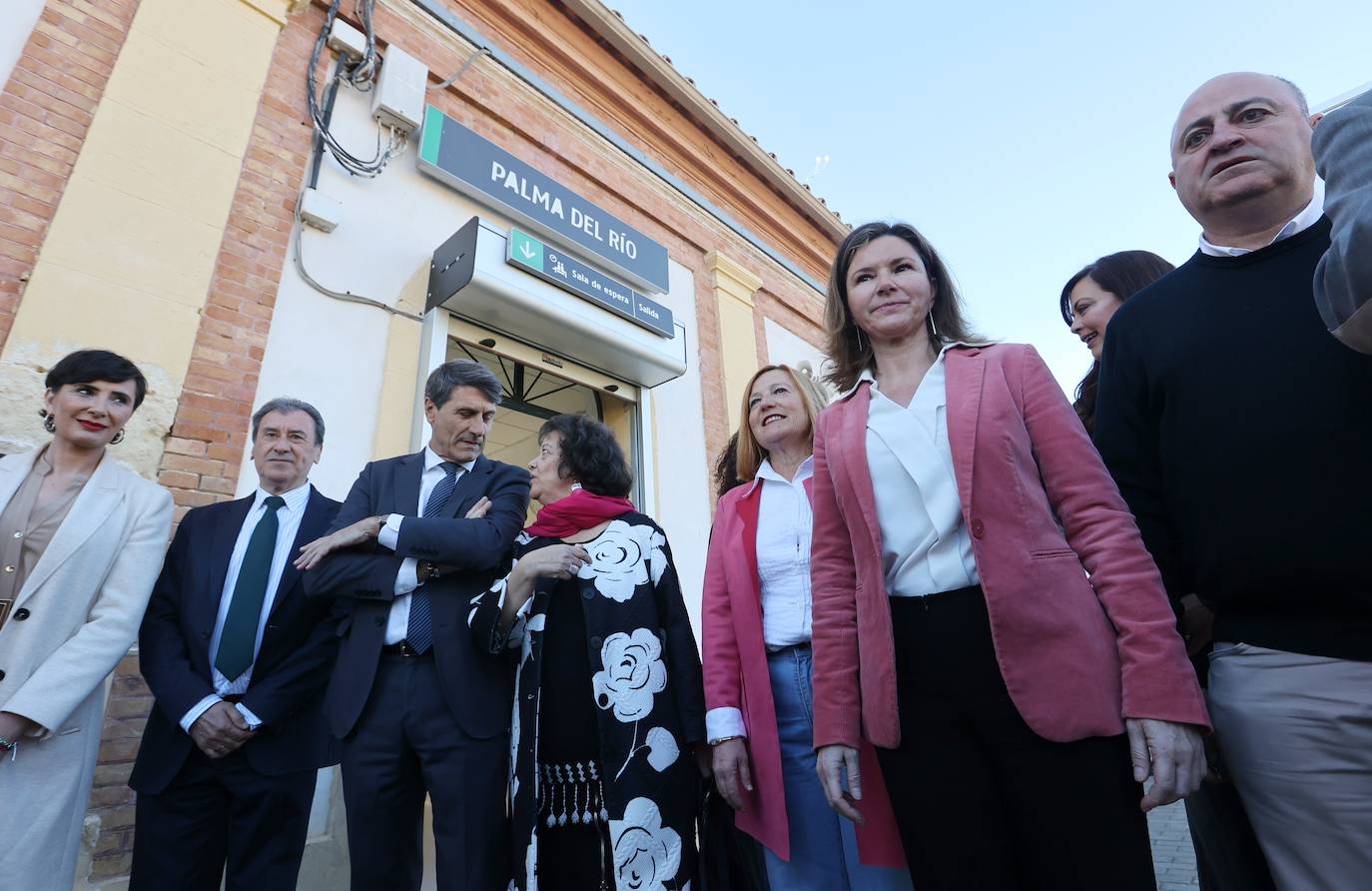 El viaje inaugural del tren de proximidad entre Palma y Villa del Río, en imágenes