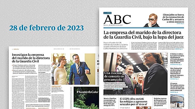Un escándalo destapado por ABC le cuesta el puesto a la directora de la Guardia Civil