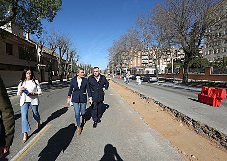 Imagen secundaria 1 - Las obras de la avenida de Barber finalizarán a finales de abril