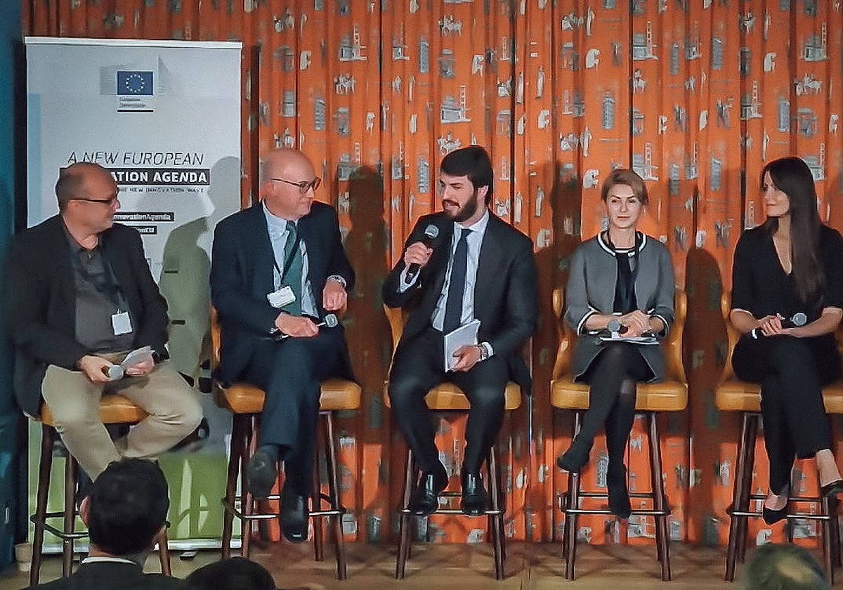 García-.Gallardo, durante su intervención en los European Innovation Day