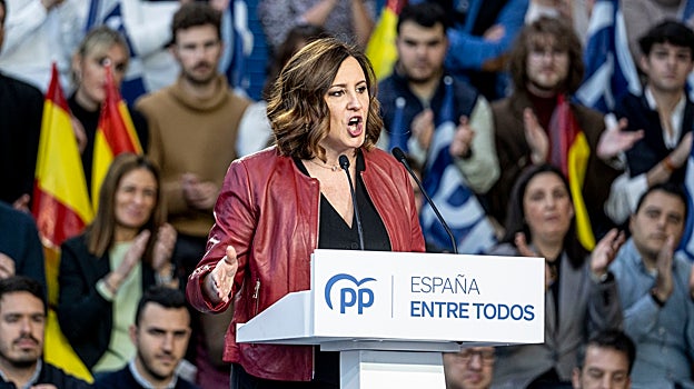 María José Catalá, candidata del PP al Ayuntamiento de Valencia en las próximas elecciones municipales