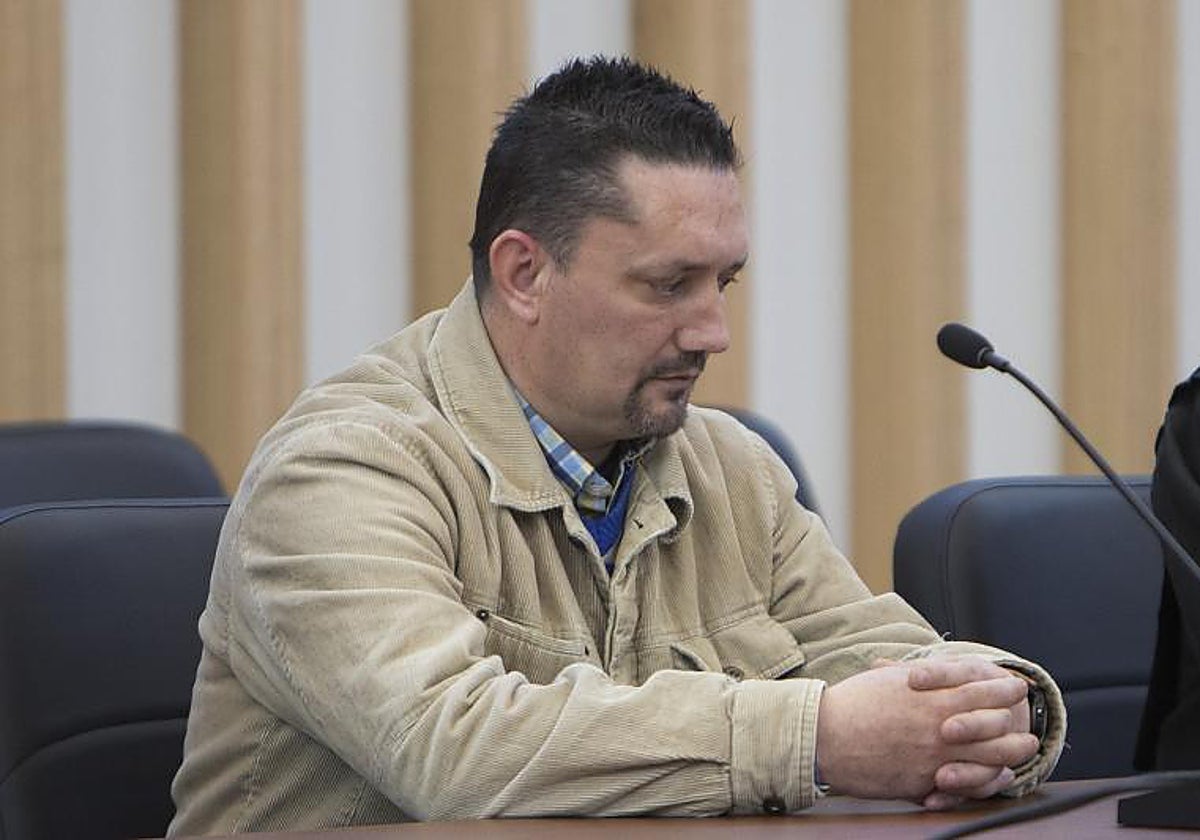 El acusado del crimen de Chapela en una de las sesiones del juicio