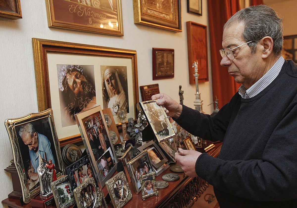 El recordado tallista Andrés Valverde, en 2013, en imagen de archivo