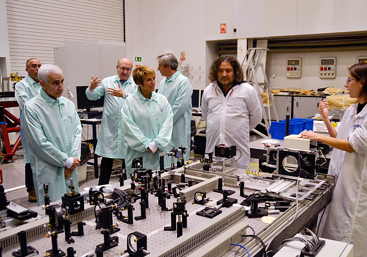 La consejera Elena Máñez en una visita el pasado mes de enero