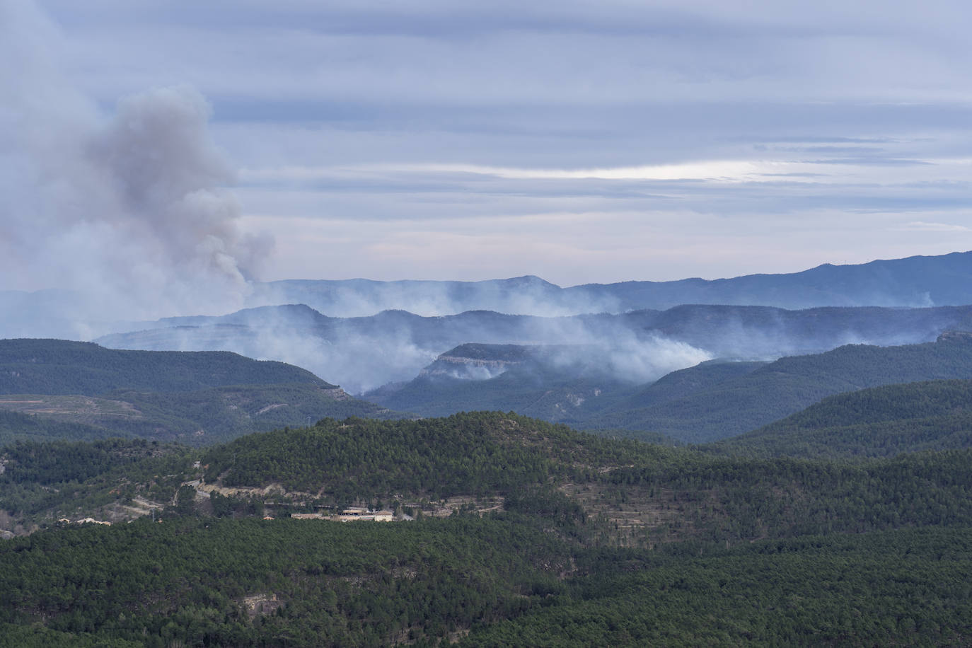 Fotogalería: devastador incendio entre Castellón y Teruel