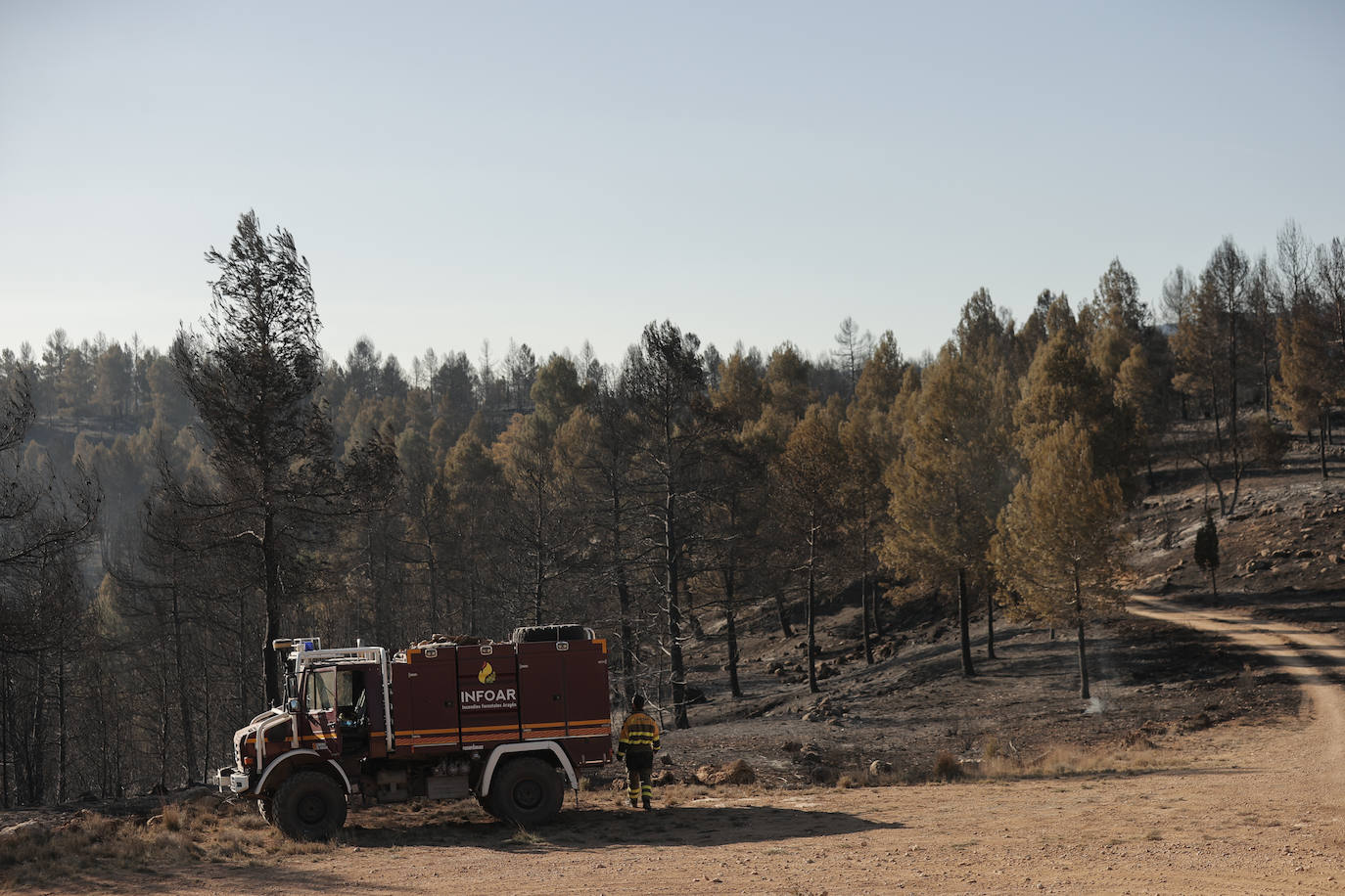 Fotogalería: devastador incendio entre Castellón y Teruel