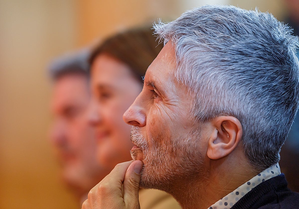 Marlaska, este sábado en un acto del PSOE en Segovia