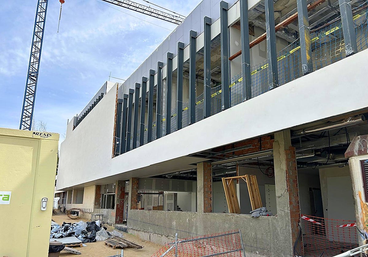 Obras de la nueva sede judicial de Lucena