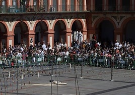 La espectacular 'mascletá' alicantina en Córdoba, en imágenes