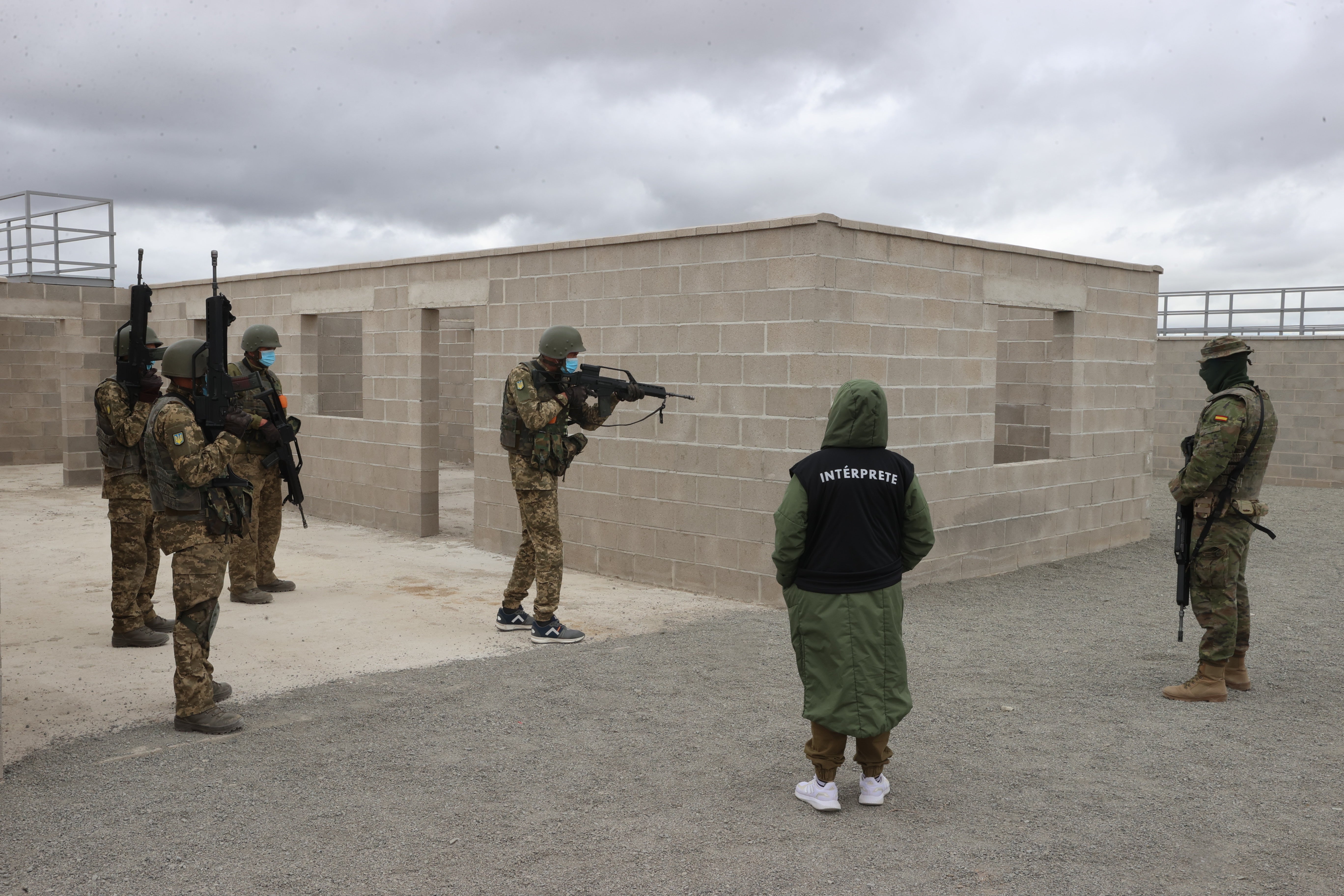 Fotogalería: el entrenamiento de los reclutas ucranianos en Toledo