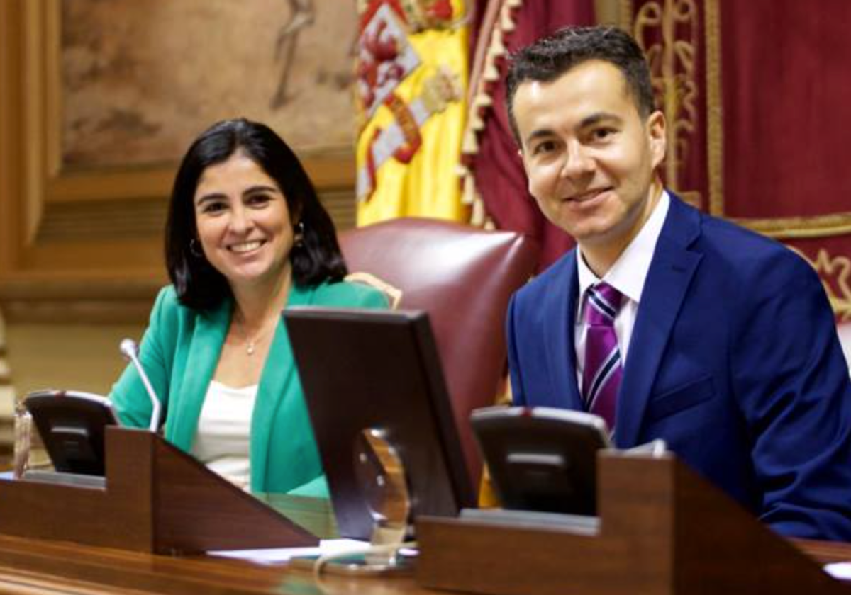 Carolina Darias y Héctor Gómez en una foto de archivo de 2015