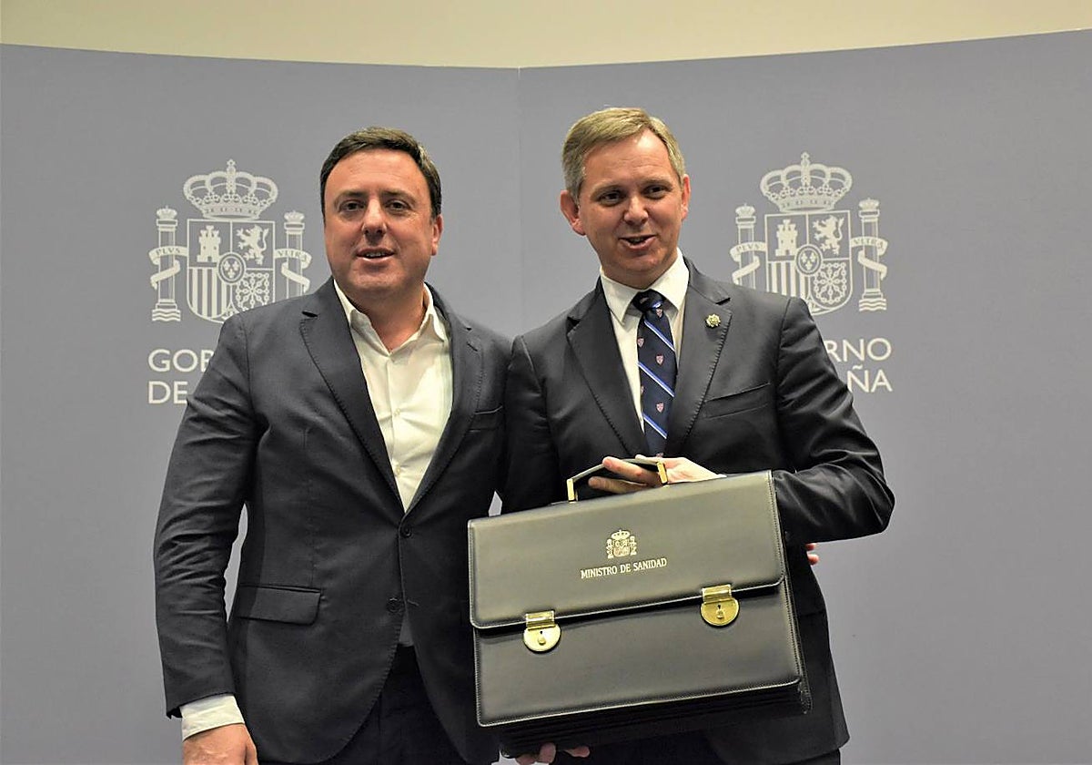 Formoso, este martes junto a Miñones tras su toma de posesión