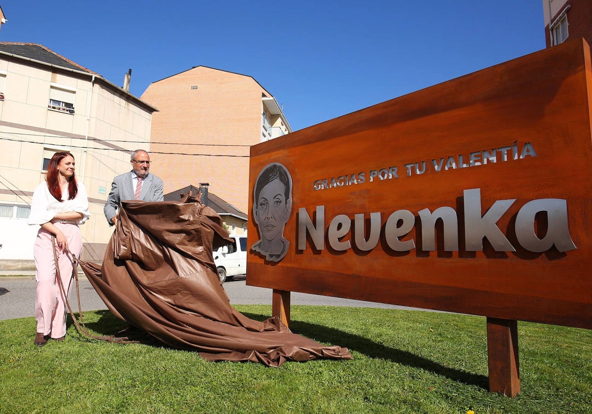 Presentación del espacio dedicado a Nevenka Fernández en Ponferrada