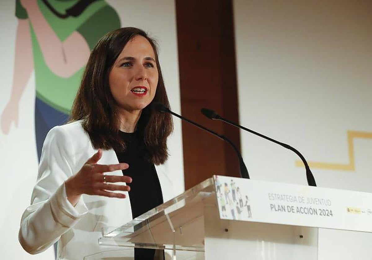 La secretaria general de Podemos y ministra de Derechos Sociales, Ione Belarra