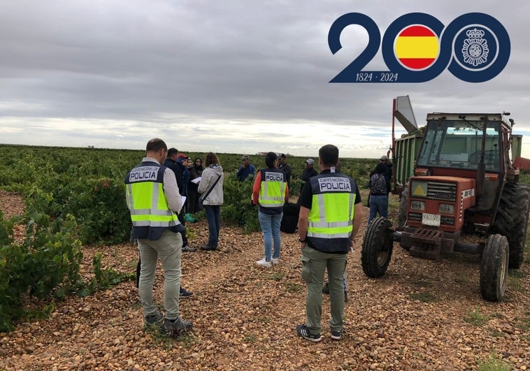 Detenido por explotar a 12 jornaleros en el campo, que no estaban dados de alta en la Seguridad Social y no recibían salario