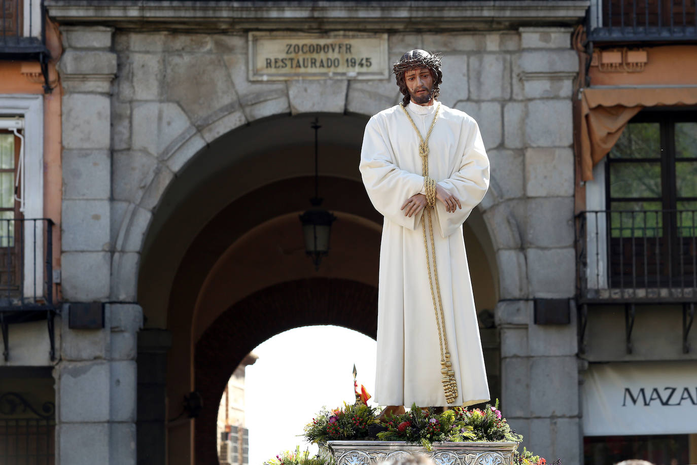 De las concepcionistas a la catedral: el traslado del Cristo Nazareno Cautivo