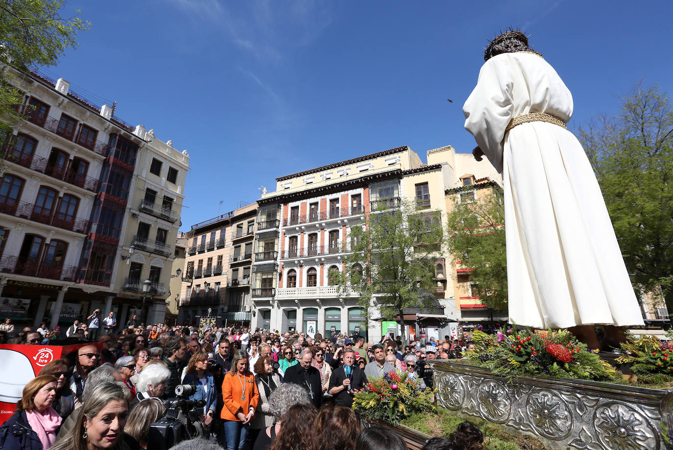 De las concepcionistas a la catedral: el traslado del Cristo Nazareno Cautivo